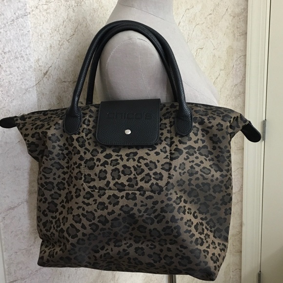 Chico's | Bags | Chicos Animal Print Zipper Tote | Poshmark